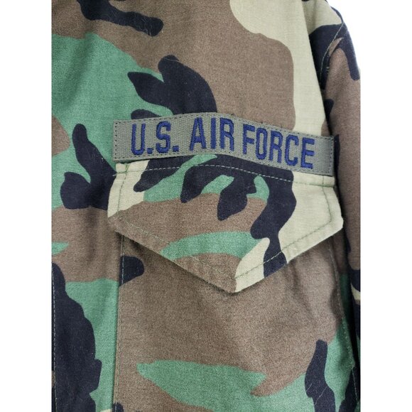 Cold Weather Field Coat Men's Size Medium Long Woodland Camouflage - Picture 5 of 9